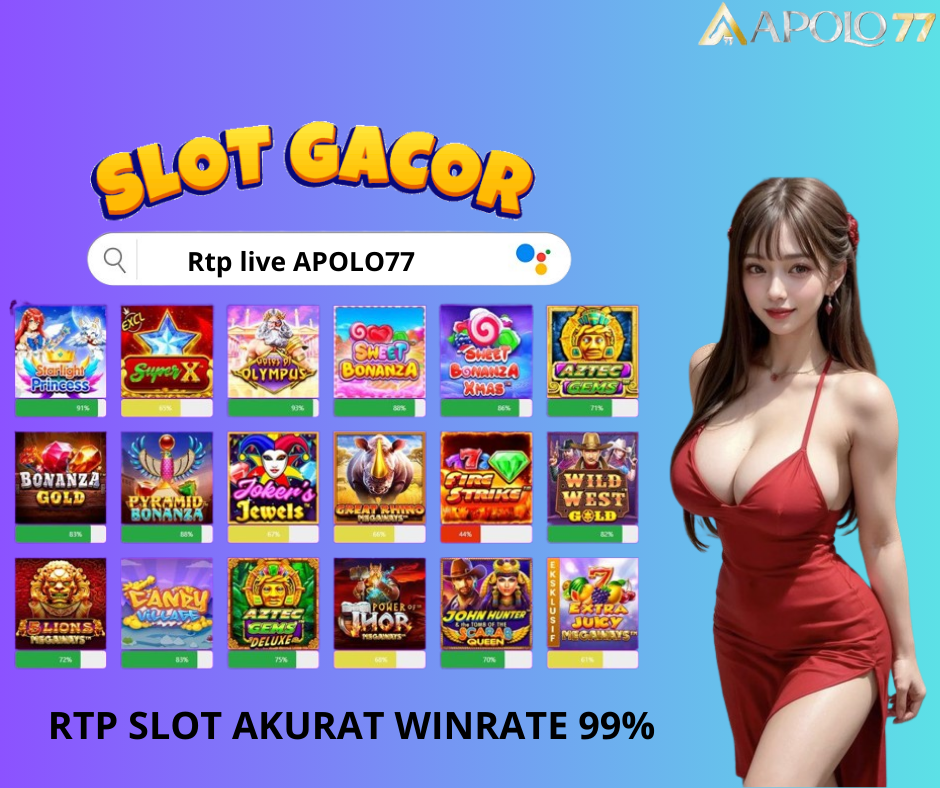 APOLO77 LINK RTP LIVE SLOT : BOCORAN POLA GAME GACOR MALAM INI 24 JAM ANTI RUNGKAT